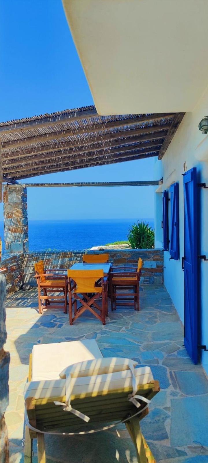 Syros Apartments Suites Chryssonisos Kini Bagian luar foto