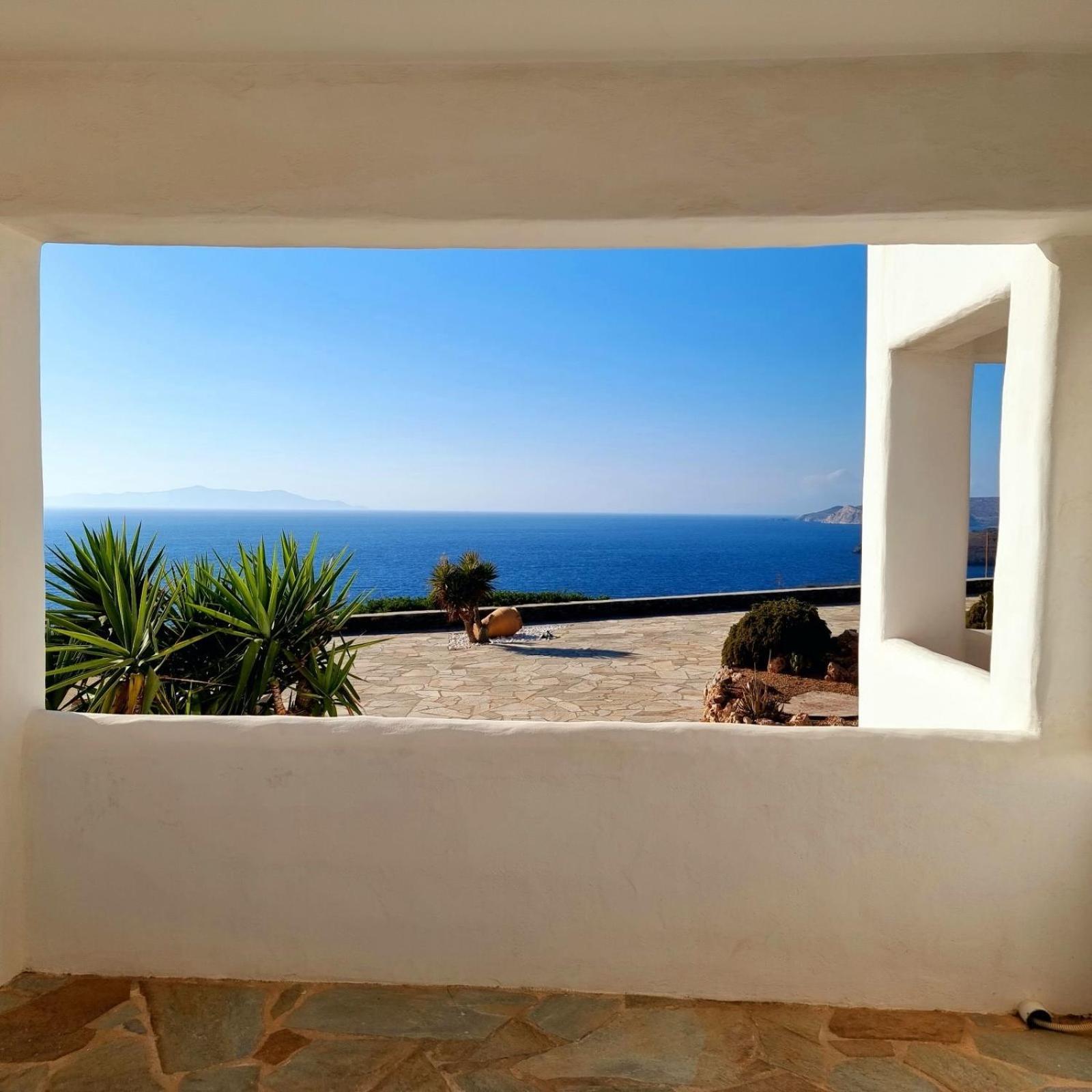 Syros Apartments Suites Chryssonisos Kini Bagian luar foto