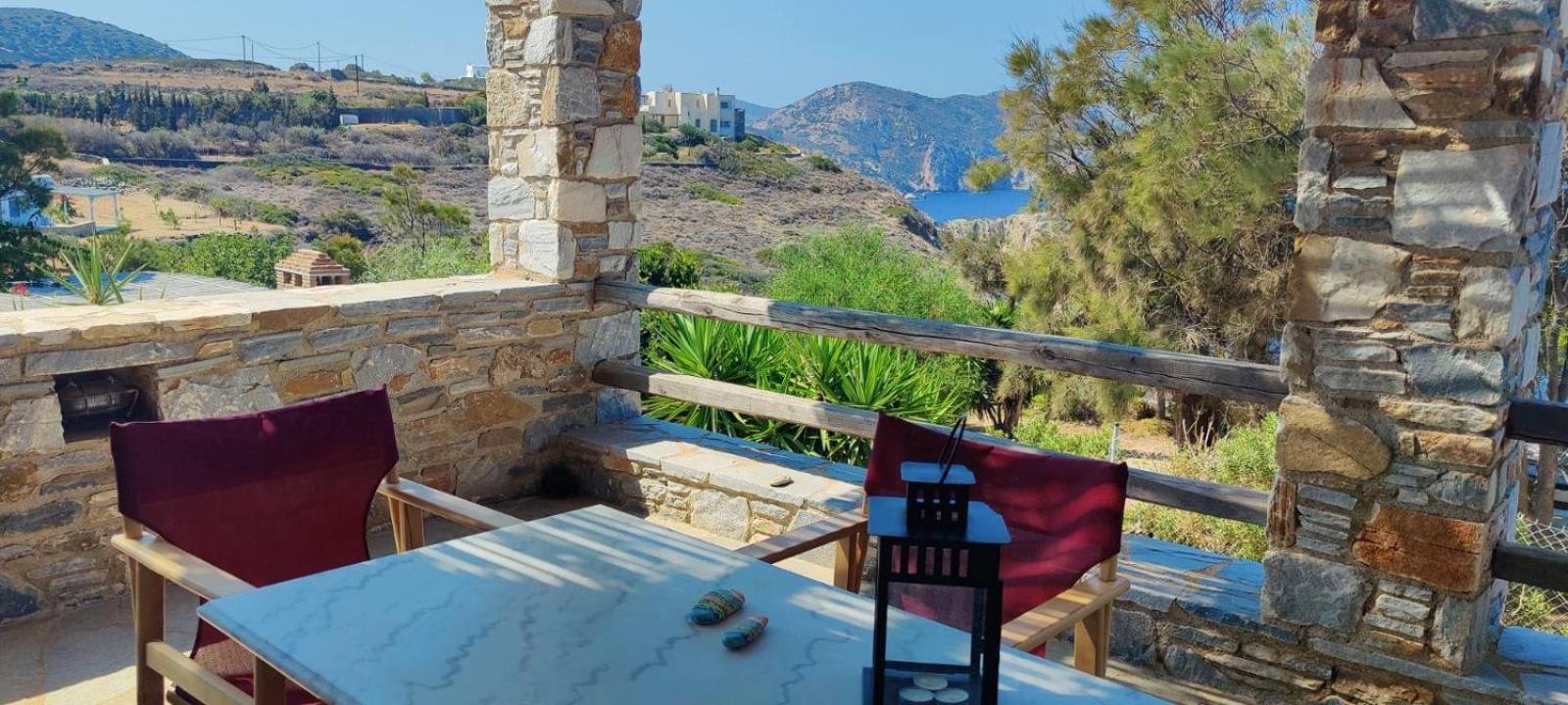 Syros Apartments Suites Chryssonisos Kini Bagian luar foto