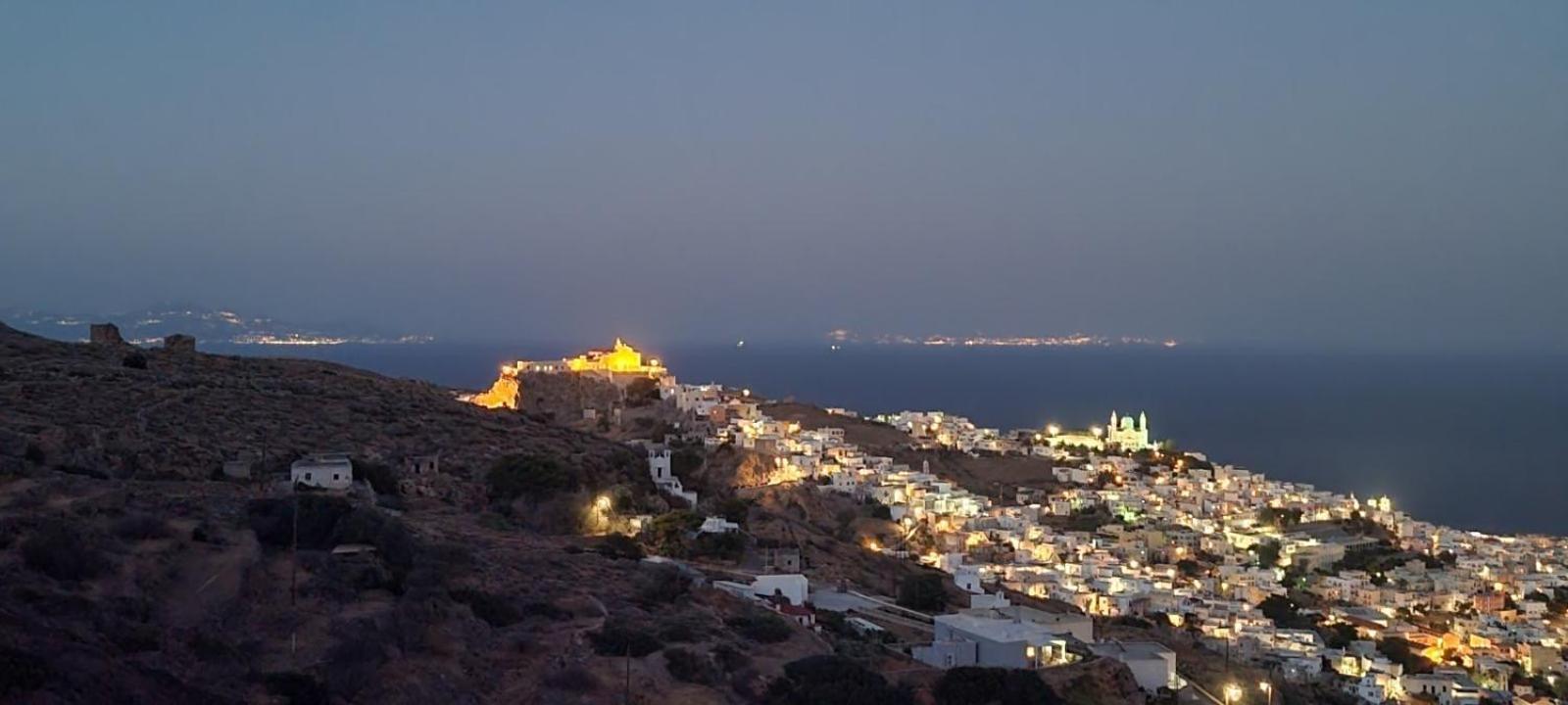 Syros Apartments Suites Chryssonisos Kini Bagian luar foto